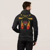 Zip Hoodie van James Michael Miller (Achterkant volledig)