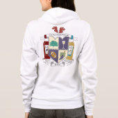 Zip Hoodie voor vrouwen (Achterkant)