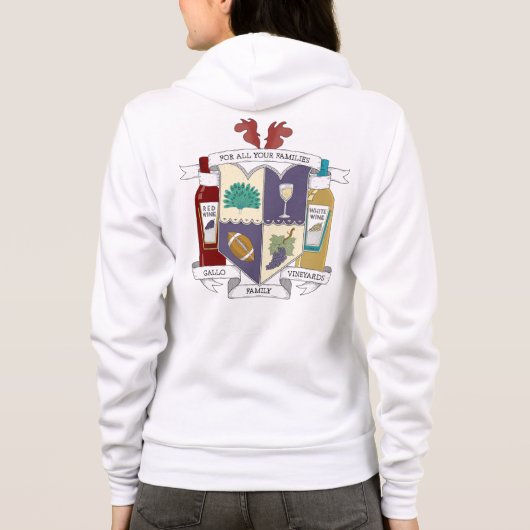 Zip Hoodie voor vrouwen (Achterkant)