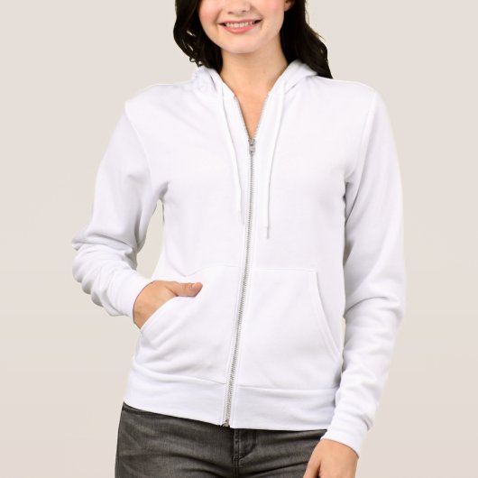 Zip Hoodie voor vrouwen (Voorkant)