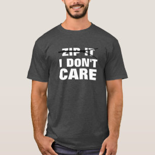 ZIP IT-Mannen Basic Dark T-Shirt