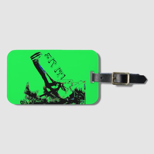  Zip IT! - Ziplineberijder Bagagelabel (Voorkant (horizontaal))