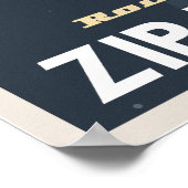 Zip Line Tours through the asteroid belt Poster (Hoek)