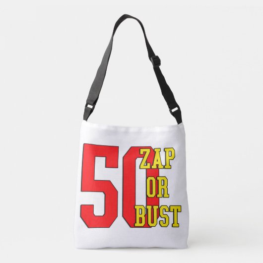 Zip naar Zap 50th Jubileum Bag Crossbody Tas (Achterkant)