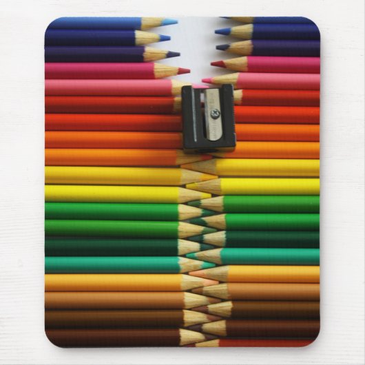 Zip omhoog. Mousemat Muismat (Voorkant)