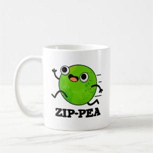 Zip-pea Funny Zippy Pea Pun Koffiemok