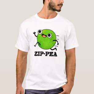 Zip-pea Funny Zippy Pea Pun T-shirt