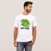 Zip-pea Funny Zippy Pea Pun T-shirt (Voorkant volledig)