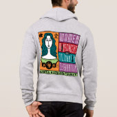 Zip Up Hoodie WWCC van Santa Barbara County (Achterkant)