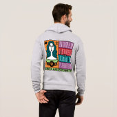 Zip Up Hoodie WWCC van Santa Barbara County (Achterkant volledig)