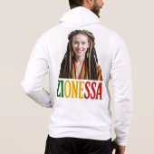 Zip-up Hoodie Zionessa (Achterkant)