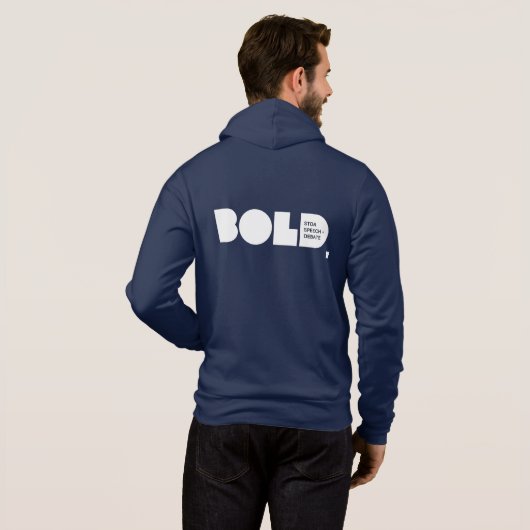 Zip up Stoa Sweatshirt BOLD (Achterkant volledig)