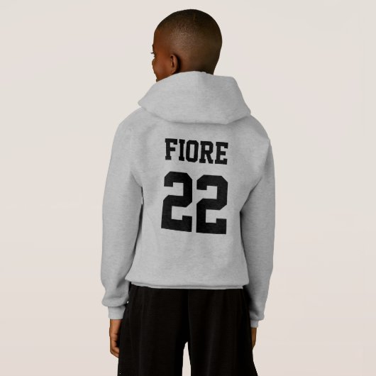 Zip up Thunder Hoodie (Achterkant volledig)