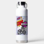 Zip, Zap, Zoom 32 oz Waterfles (Voorkant)