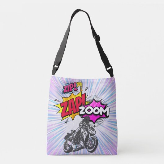 Zip, Zap, Zoom canvas tas (Achterkant)