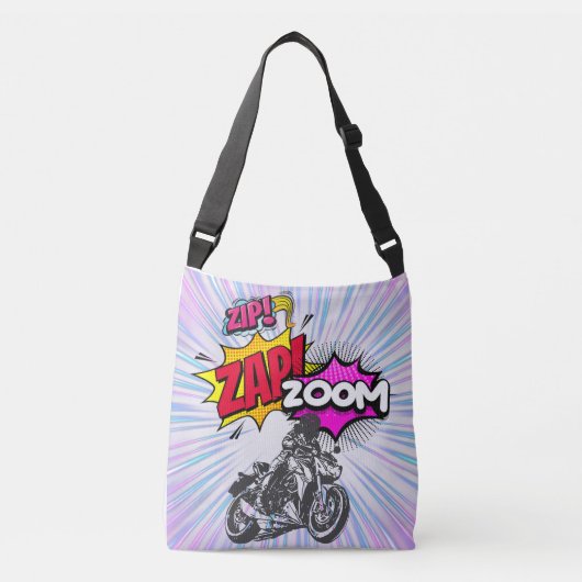 Zip, Zap, Zoom canvas tas (Voorkant)