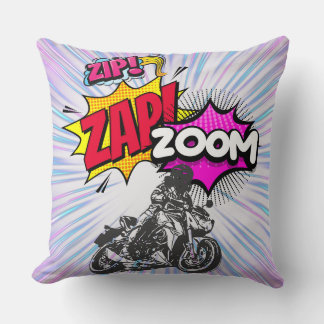 Zip, Zap, Zoom - Kussen gooien