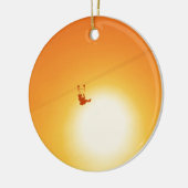 ziplijn keramisch ornament (Links)