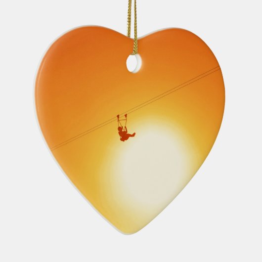 ziplijn keramisch ornament (Rechts)