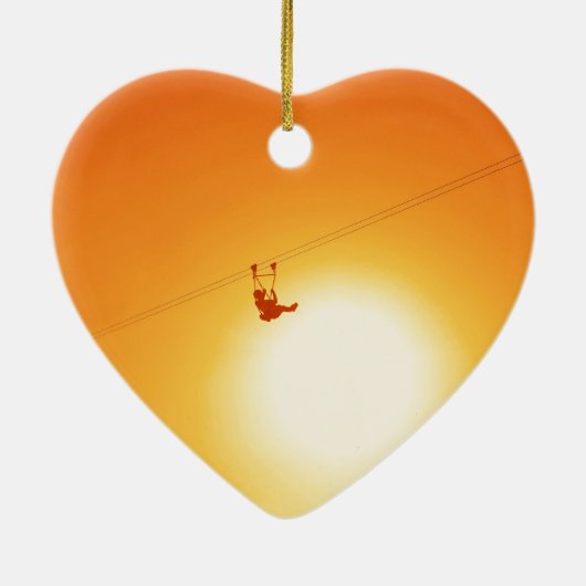 ziplijn keramisch ornament (Achterkant)