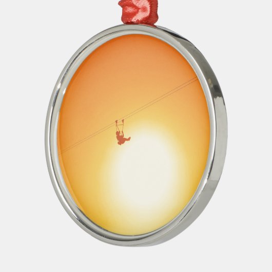 ziplijn metalen ornament (Links)