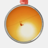 ziplijn metalen ornament (Voorkant)