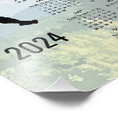 Zipline Adventure 2024 Kalender Poster (Hoek)