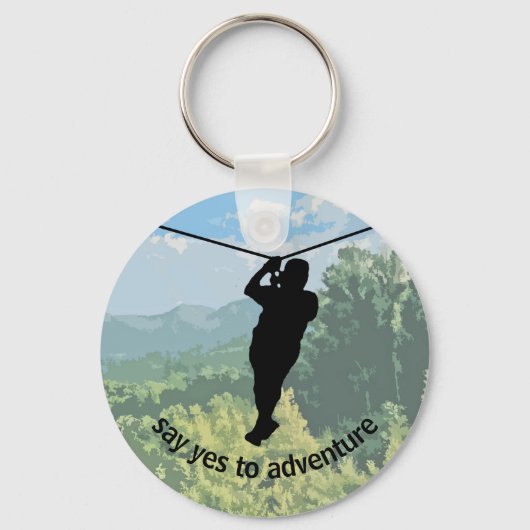Zipline Adventure Design Sleutelhanger (Voorkant)