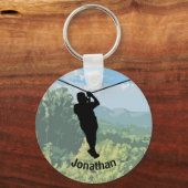 Zipline Adventure Design Sleutelhanger (Achterkant)