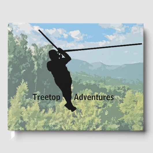 Zipline Adventures Design Gastenboek (Voorkant)