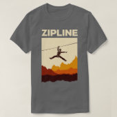 Zipline Avontuur Ziplining Ziplines Gift 1 T-shirt (Design voorkant)