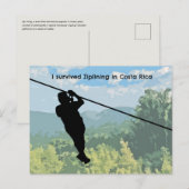 Zipline Briefkaart (Voorkant / Achterkant)