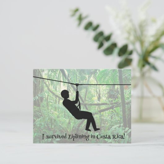 Zipline Briefkaart (Staand voorkant)