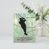 Zipline Briefkaart (Staand voorkant)