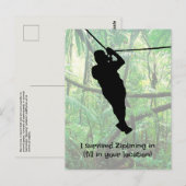 Zipline Briefkaart (Voorkant / Achterkant)