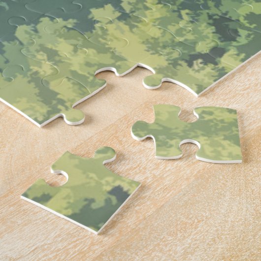 Zipline Design Jigsaw Puzzle Legpuzzel (Zijkant)