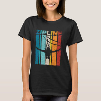 Zipline enthousiasteling Ziplining T-shirt