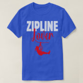 Zipline Lover Design voor Avontuur Liefhebbers TSh T-shirt (Design voorkant)