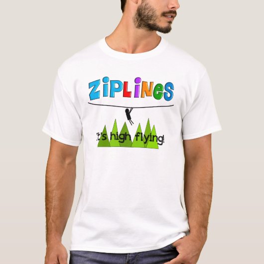 ZipLine Lovers-cadeaus T-shirt (Voorkant)