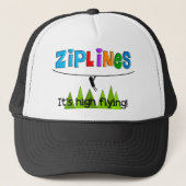 ZipLine Lovers-cadeaus Trucker Pet (Voorkant)