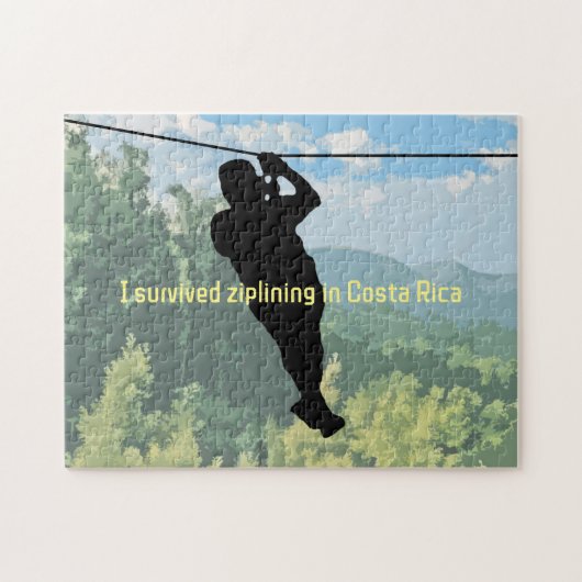 Zipline ontwerp legpuzzel (Horizontaal)