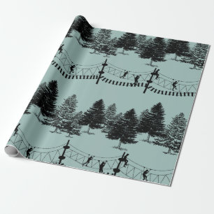 Zipline Touwbaan Outdoor Park Avontuur Cadeaupapier