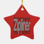 Zipliner Extraordinaire Keramisch Ornament (Achterkant)