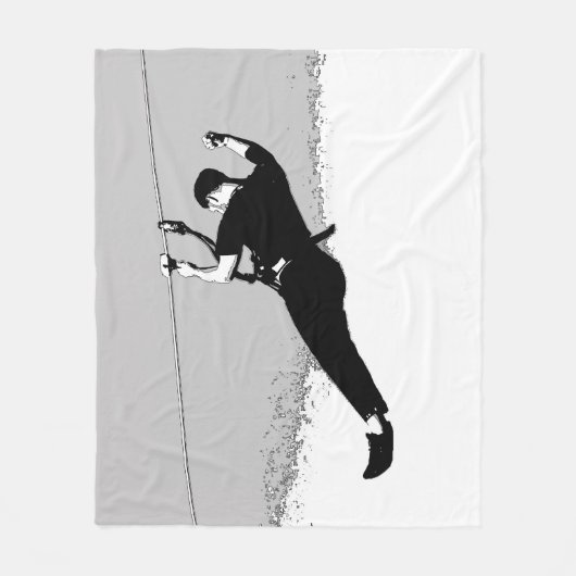 Zipliner Pro - Ziplining Run Fleece Deken (Voorkant)