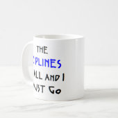 ziplines bellen koffie mok (Voorkant links)