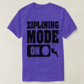 ZIPLINING MODE OP een shirt (Design voorkant)