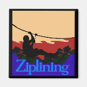 Ziplining Skyrider Magneet (Voorkant)
