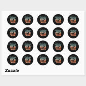 Ziplining Team Hobby Zipline Sport Ronde Sticker (Vel)