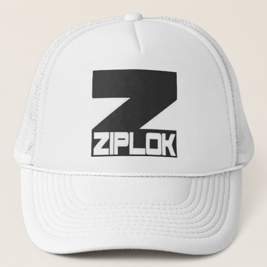 Ziplok Black Logo - Trucker Hat Pet (Voorkant)