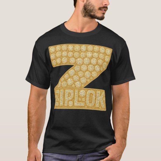 Ziplok - Gold Diamond Logo - T-Shirt (Voorkant)